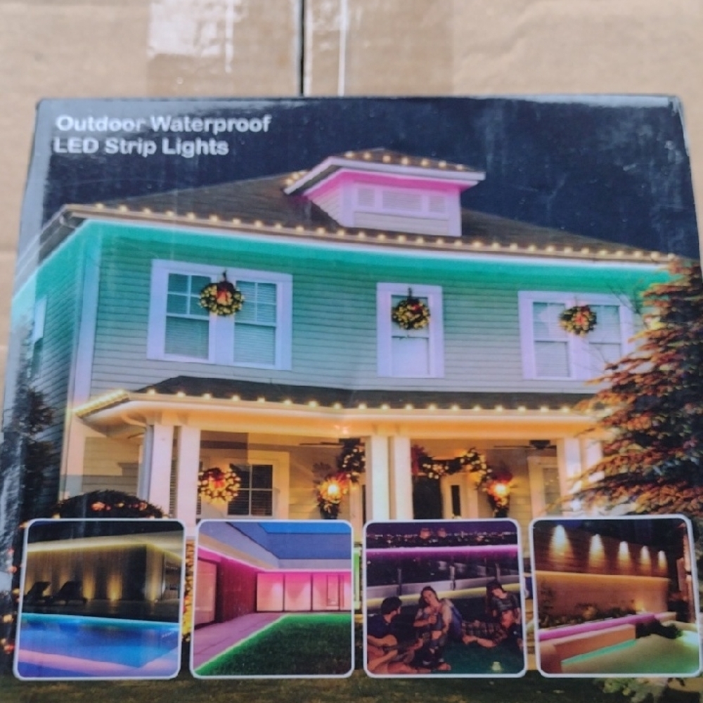 Outdoor Bluetooth Waterproof LED Strip Lights NWT